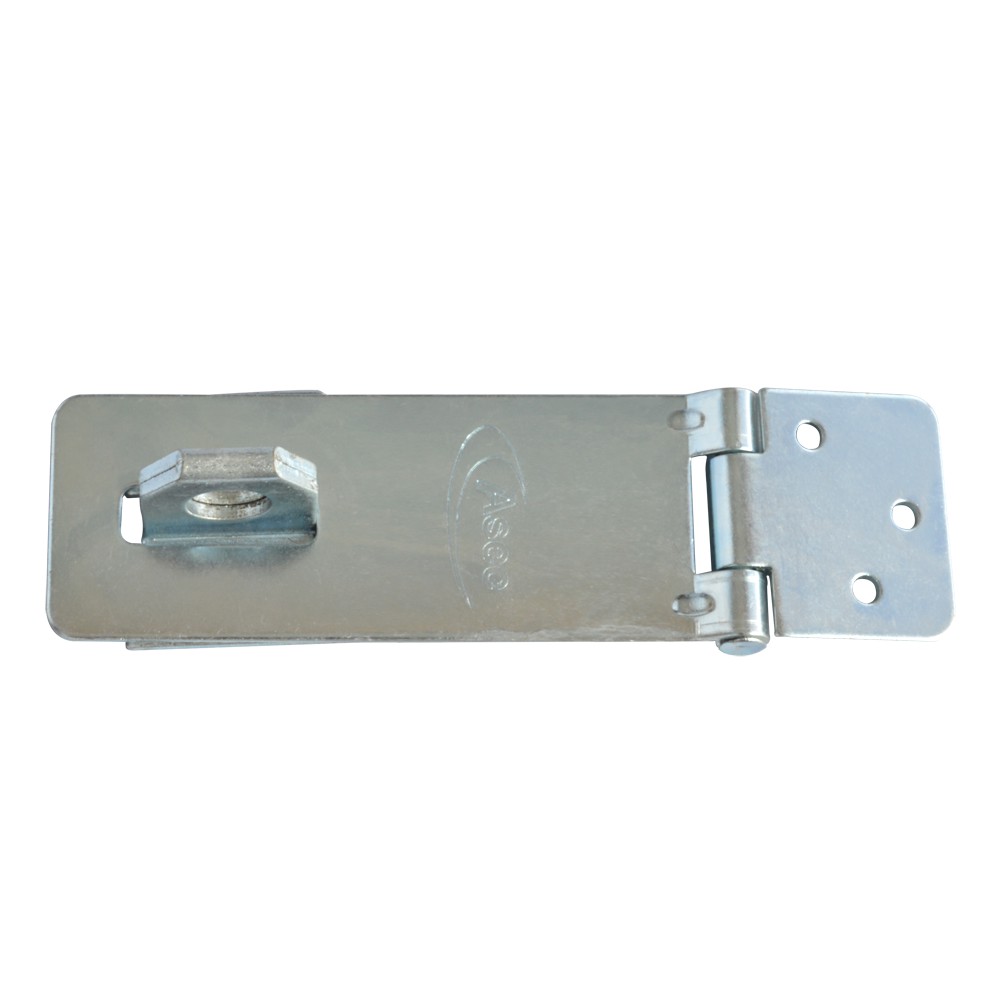 ASEC Galvanised Multi Link Concealed Fixing Hasp &amp Staple - 115mm GALV Hasp and Staple