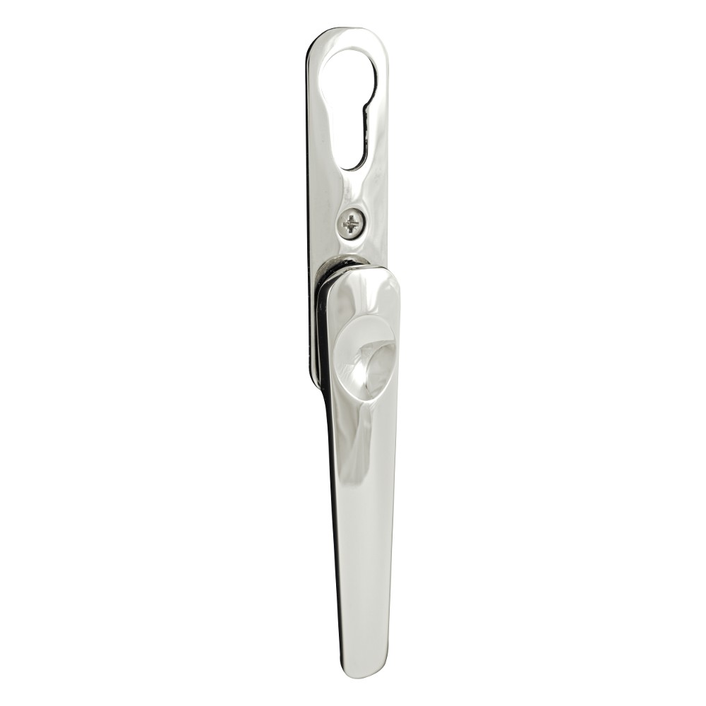 DEBAR Verso Handle Euro Profile - Polished Chrome Patio Door Hardware